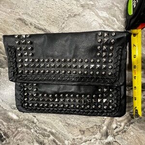 Clutch Handbag Studded Rock and Roll Biker bag
